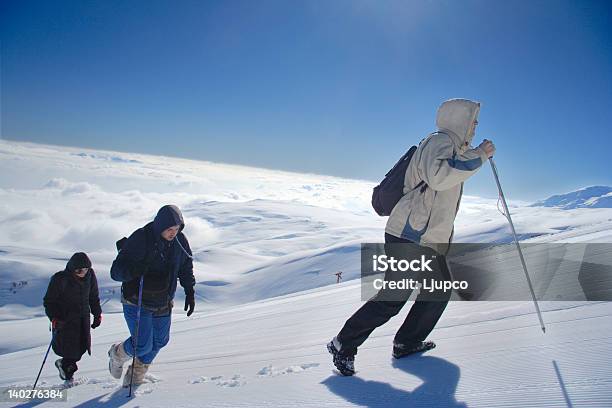 Expedição De Escalada Alpina Monte Sar Planina - Fotografias de stock e mais imagens de Adulto - Adulto, Andar, Ao Ar Livre