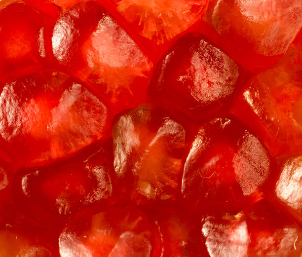Pomegranate grains stock photo