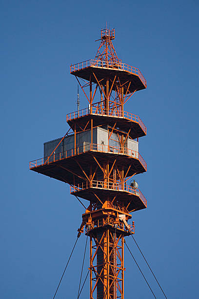 Telecommunication tower Frohnau stock photo