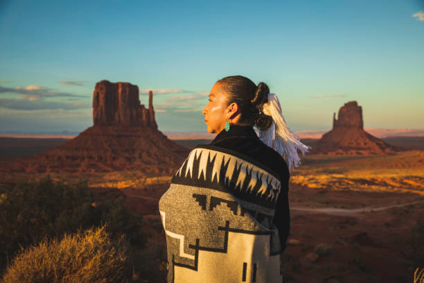 istock Native American Woman Portrait 1402768218