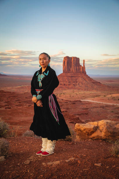 istock Native American Woman Portrait 1402768316