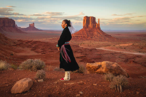 istock Native American Woman Portrait 1402768318
