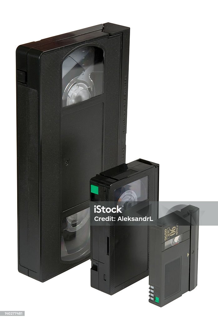 Entwicklung VHS - Lizenzfrei Aufnahmegerät Stock-Foto
