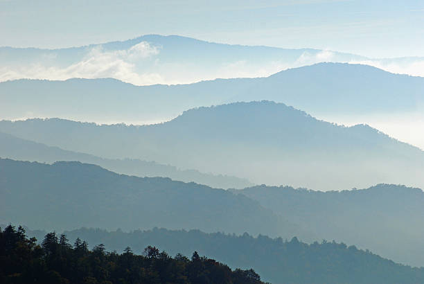 istock Hazy landscape image of mountains 140277822