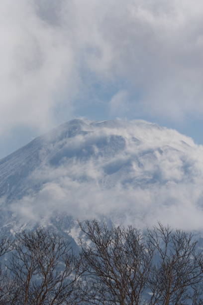 istock Mt Yotei mountain peak in winter 1402780946