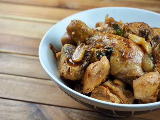 istock Stir-fried chili pepper paste Chicken Vegetables, Food, Cooking 1402782851