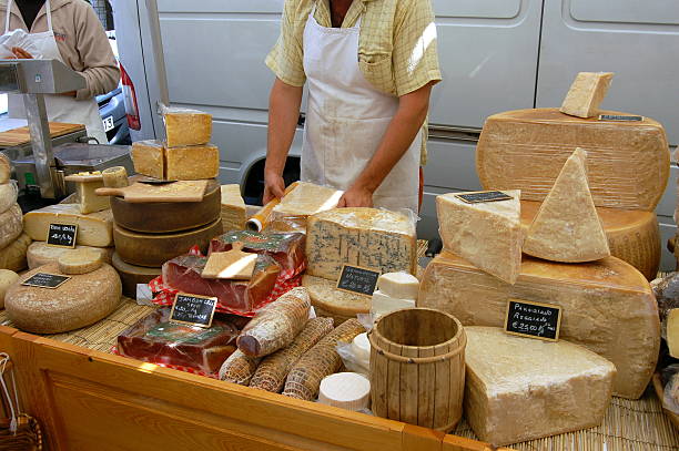 istock Cheese, Ham and Salami seller 140278596