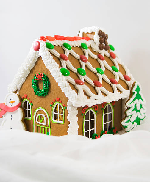 Gingerbread House White background