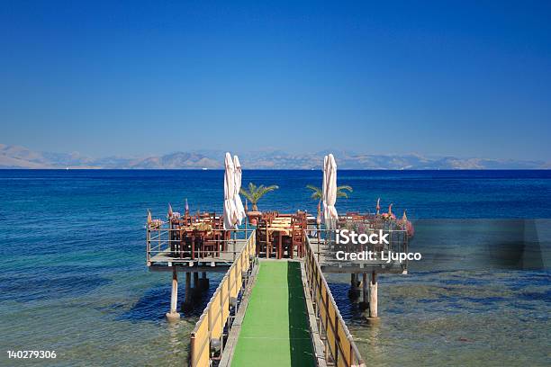 Café At Open Sea Stock Photo - Download Image Now - Bay of Water, Beautiful People, Beauty