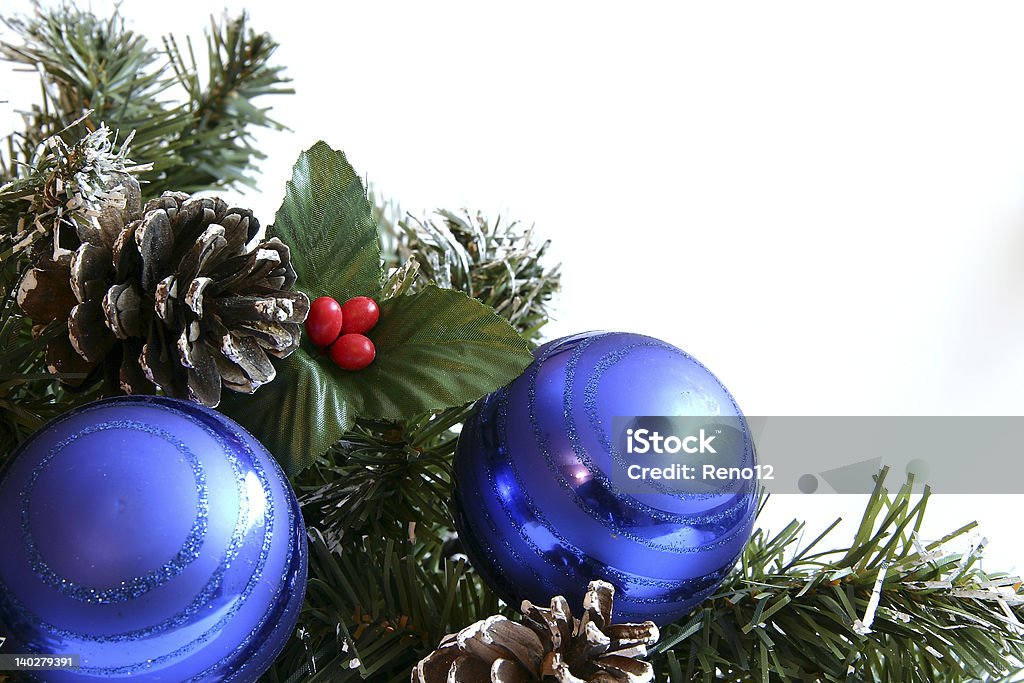 Bolas de Natal - Royalty-free Azul Foto de stock