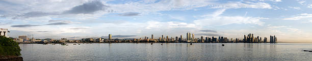 istock Panoramic view of the Panama skyline 140279506