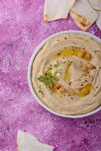 istock Hummus from chickpeas and pita bread. 1402799247