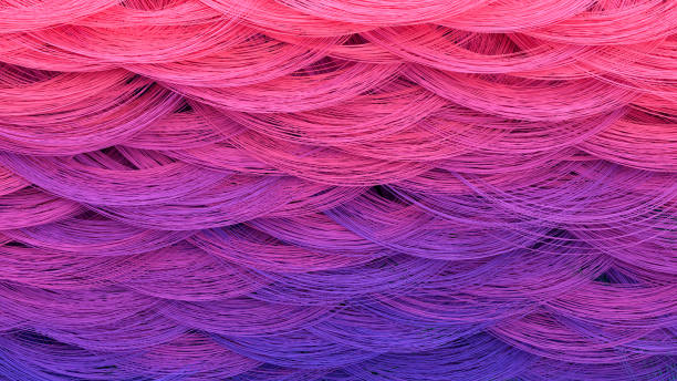 Abstract colorful fur hairy background