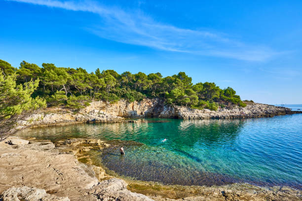 Famous Cyclone Beach - Istria - Croatia