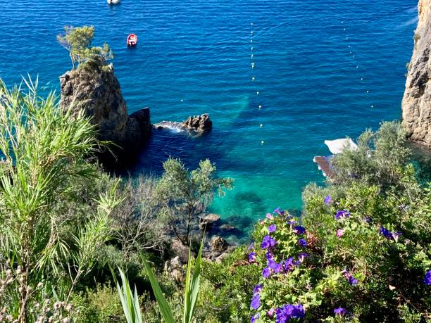 istock Greece - Corfou - Paleokastritsa ( village with a lot of magnificient beaches) 1402815943