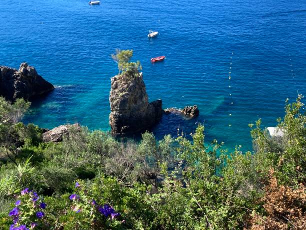 istock Greece - Corfou - Paleokastritsa ( village with a lot of magnificient beaches) 1402815994