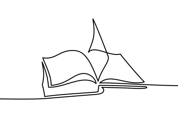 открытая книга - book doodle education open stock illustrations