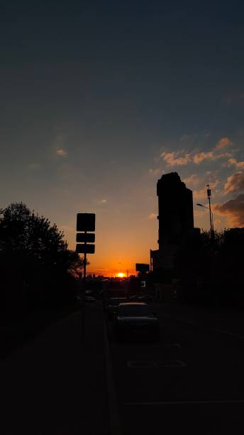 istock Sunset in the city 1402827021
