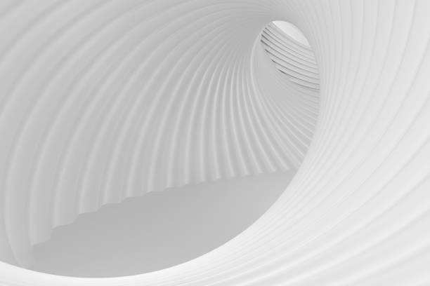 istock 3d white background of curved exquisite surfaces as an architectural concept, empty space for advertising, photo wallpaper, cover for a presentation on the theme of a modern city. 3d rendering 1402827285
