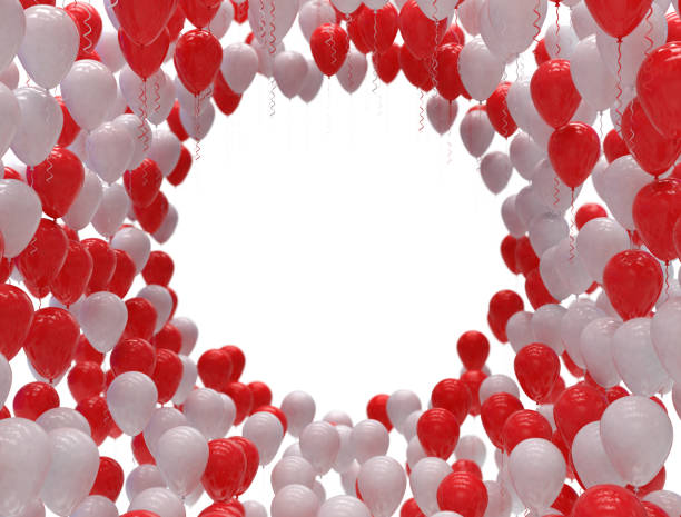 istock White and red balloons. Happy Valentine's Day 1402828377