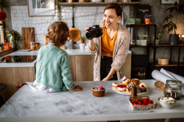 istock Photo shooting in the kitchen 1402830524
