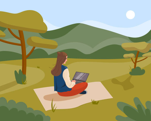 Estilo De Vida Nómada Ilustraciones - Banco de fotos e imágenes de stock - iStock Estilo De Vida Nómada Ilustraciones - Banco de fotos e imágenes de stock - iStock