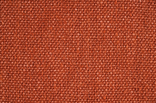 Scarlet red woven cloth textile texture background, high resolution
