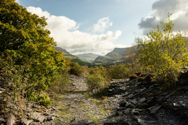 istock Snowdon from Dorothea Quarry. 1402840680
