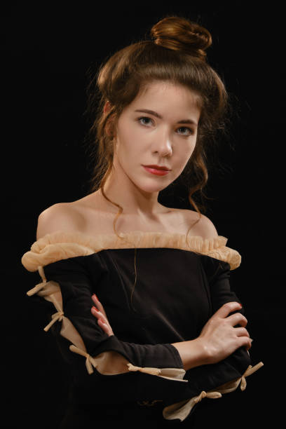 istock serious luxury woman 1402842080