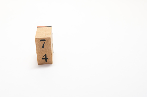 It is sequenceof numbers in a wooden block