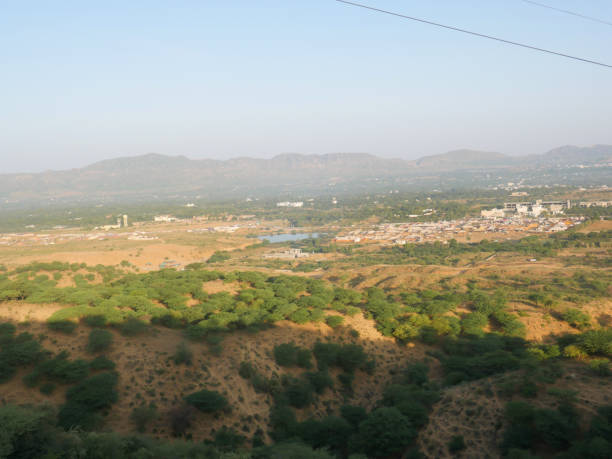 istock Pushkar City landscape Aerial View from Mountain 1402845612