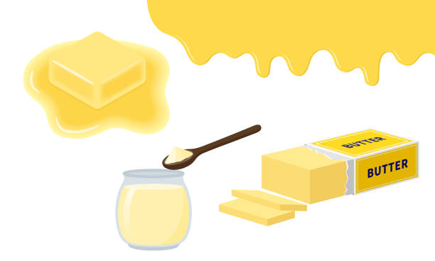 Butter Butter butter stock illustrations