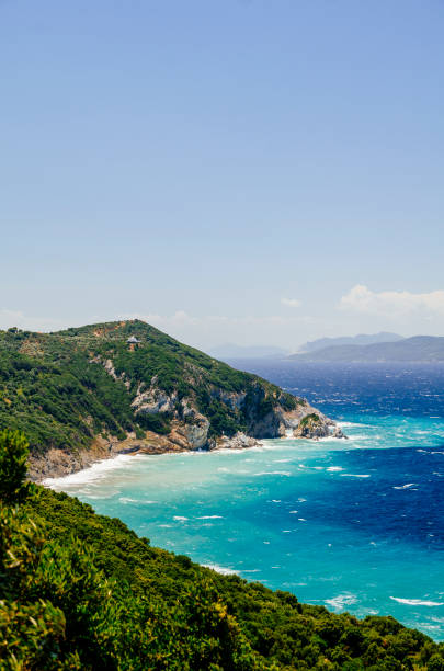 istock Mediterranean places at Kastro, Skiathos island, Greece. 1402849918