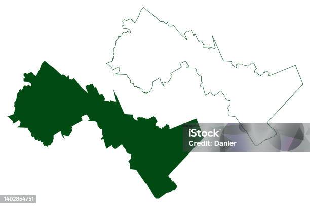 Ocampo Municipality Map Vector Illustration Scribble Sketch Ocampo Map ...