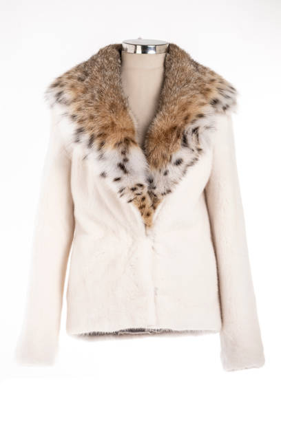 istock Expensive fur coats collection on a mannequin. 1402856326