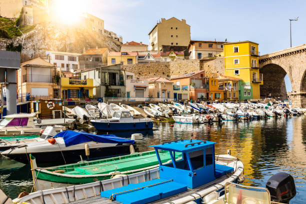 istock Harbor at Vallon Des Auffes in Marseille 1402857385