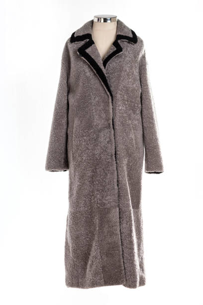 istock Expensive fur coats collection on a mannequin. 1402857862