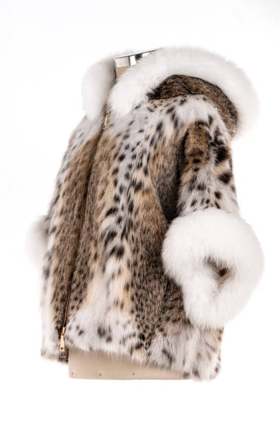 istock Expensive fur coats collection on a mannequin. 1402859037
