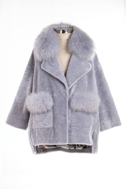 istock Expensive fur coats collection on a mannequin. 1402860452