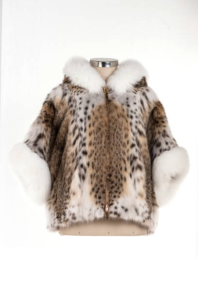 istock Expensive fur coats collection on a mannequin. 1402860477