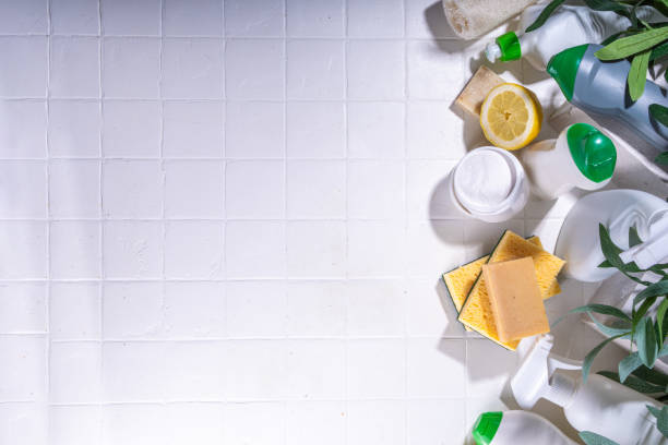 istock Organic cleaning products 1402860707