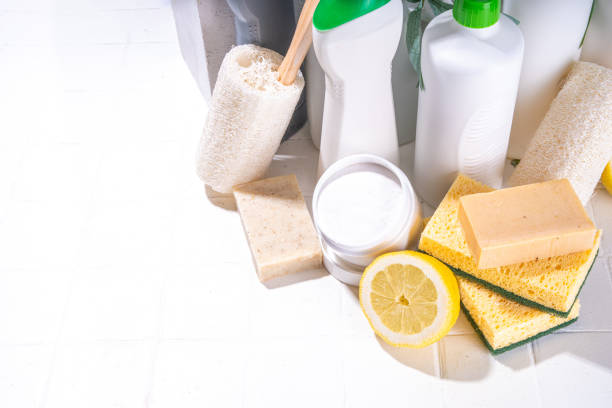 istock Organic cleaning products 1402860722