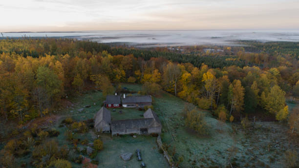 istock Old farm autumn colors 1402863209