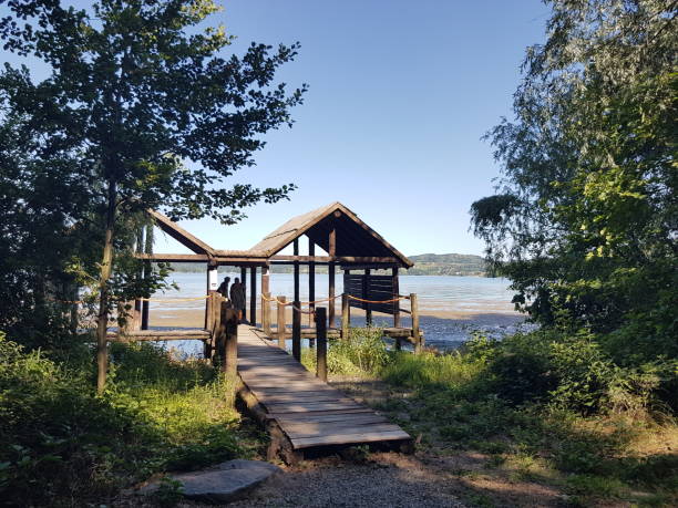 istock Stilt house on Lake. 1402863252