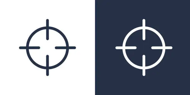 Vector illustration of Target Sign icon