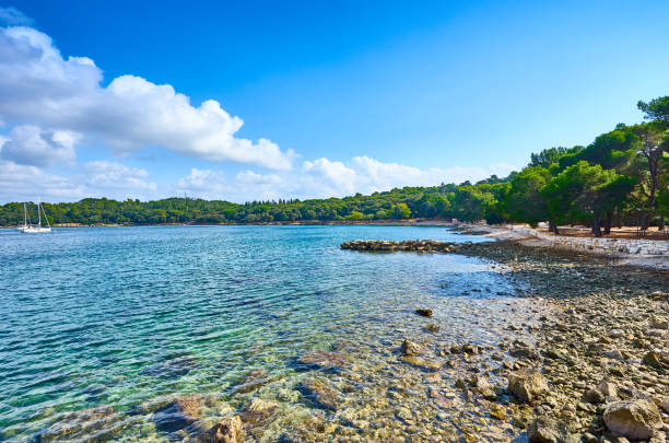 Lone Bay next to Rovinj in Istria