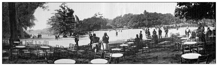 Antique photo: Grand Prix De Paris, Longchamp