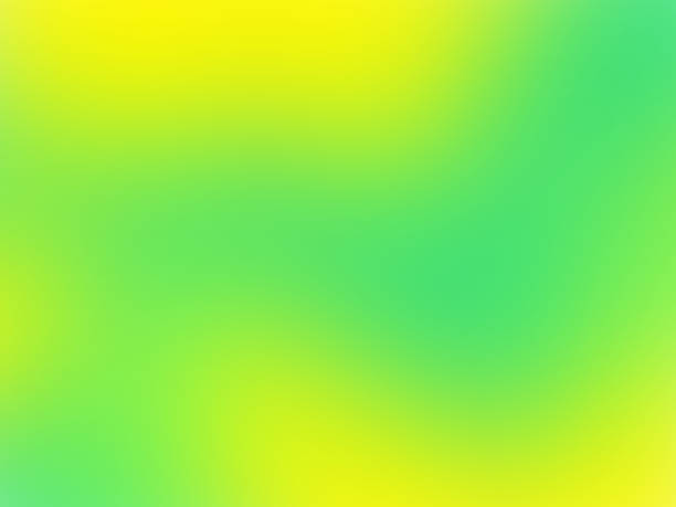 夏 暖かい緑 黄色 グラデーション 背景 - 樹冠点のイラスト素材／クリップアート素材／マンガ素材／アイコン素材