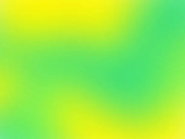 Vector illustration of Summer Warm Green Yellow Gradient Background