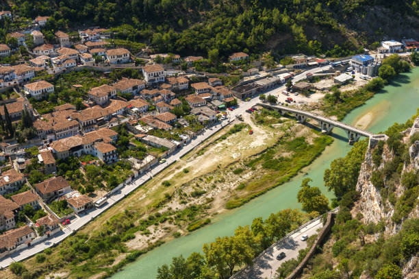 istock Berat town in Albania from above 1402879281